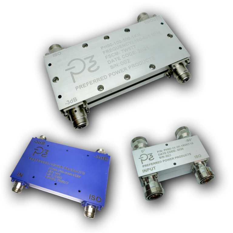 High Power 90 Degree Couplers microwave and rf